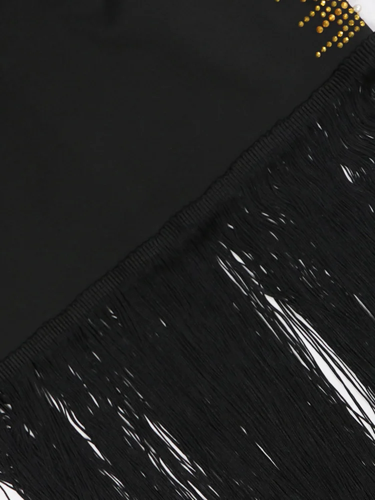 Beyprern Элегантные вечерние платья с бриллиантами для женщин круглым вырезом и