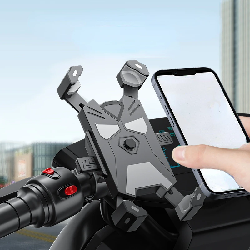 

Motorcycle Anti-drop 360 Rotating Phone Holder Bike Phone Holder Car Fixed Anti-shake Accessories