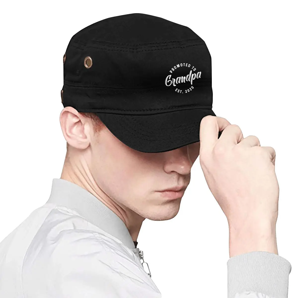 Кепка в стиле милитари с плоским верхом 2020 |