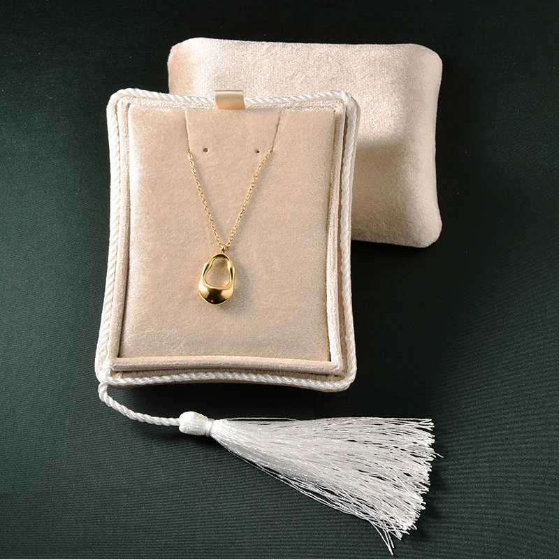 

TAIMY плюшевое бархатное ожерелье шкатулка для драгоценностей замшевая шкатулка для драгоценностей с кисточками портативная дорожная шкатулка для хранения ювелирных подвесок упаковочные коробки