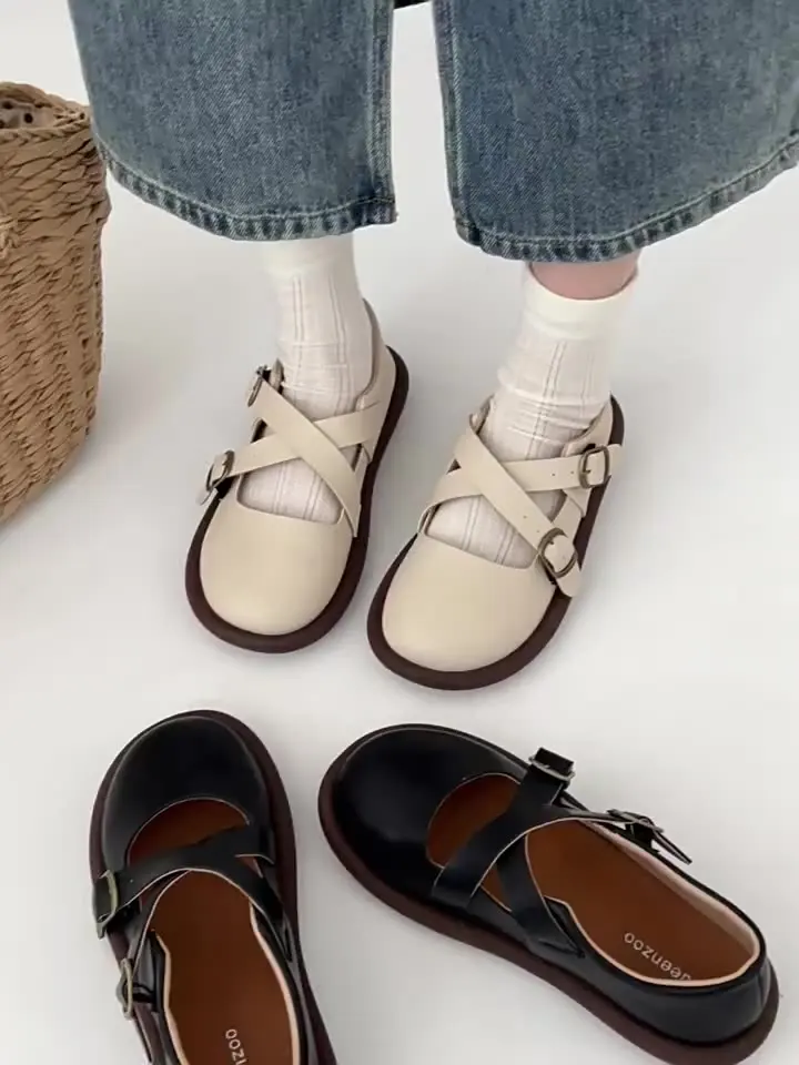 

Summer Shoes Ladies Women's Moccasins Round Toe Casual Female Sneakers Shallow Mouth Soft Flats 2023 Comfortable New Dress Buckl