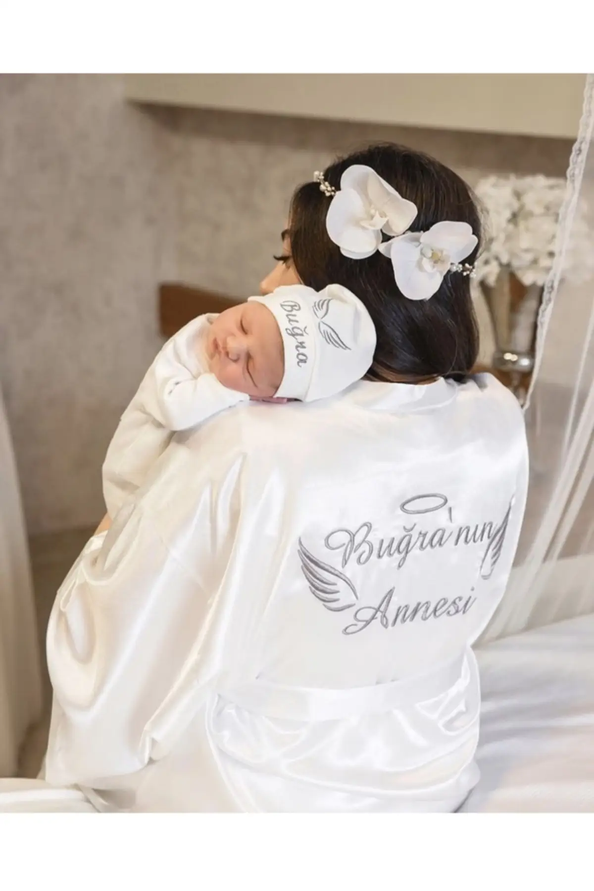 

Dressing Gown embroidery Mother Fashion Robe Female Bathrobe Sexy Peignoir Kimono Bride Dressing Gown Gown Gown Gown Gown