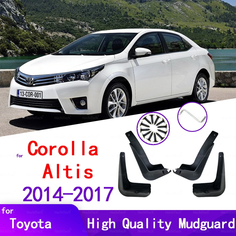

Брызговики для Toyota Corolla Altis E170 2014-2017