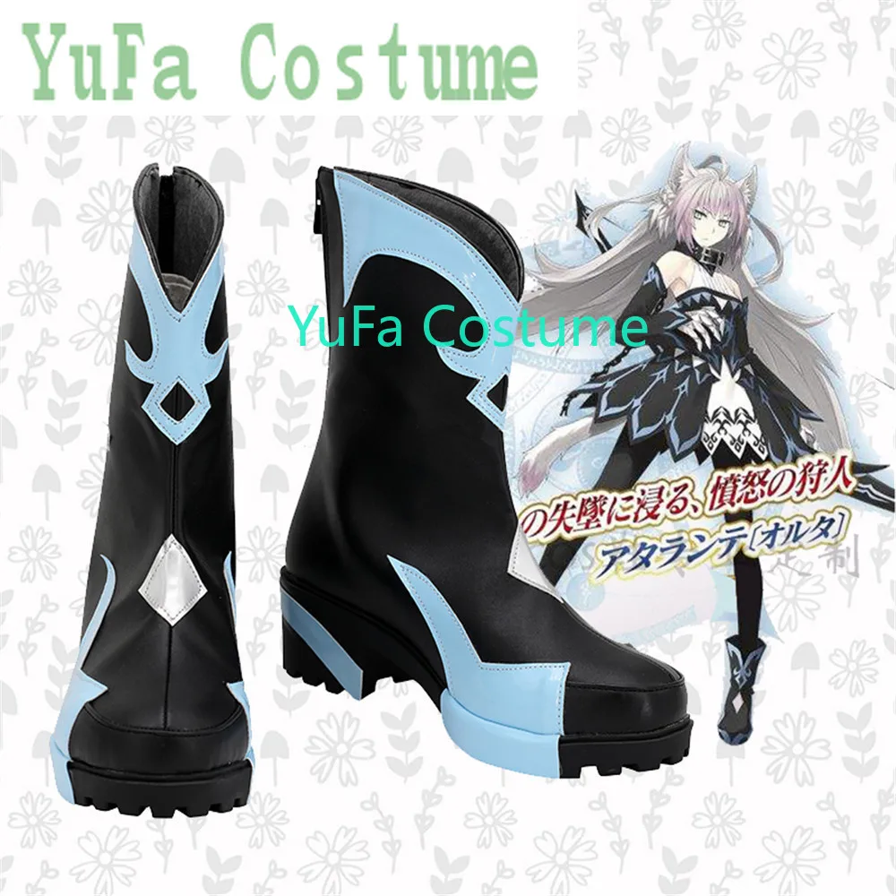 Fate Grand Order FGO Atalanta Обувь для косплея Сапоги Игра Аниме Костюм YuFa на Хэллоуин