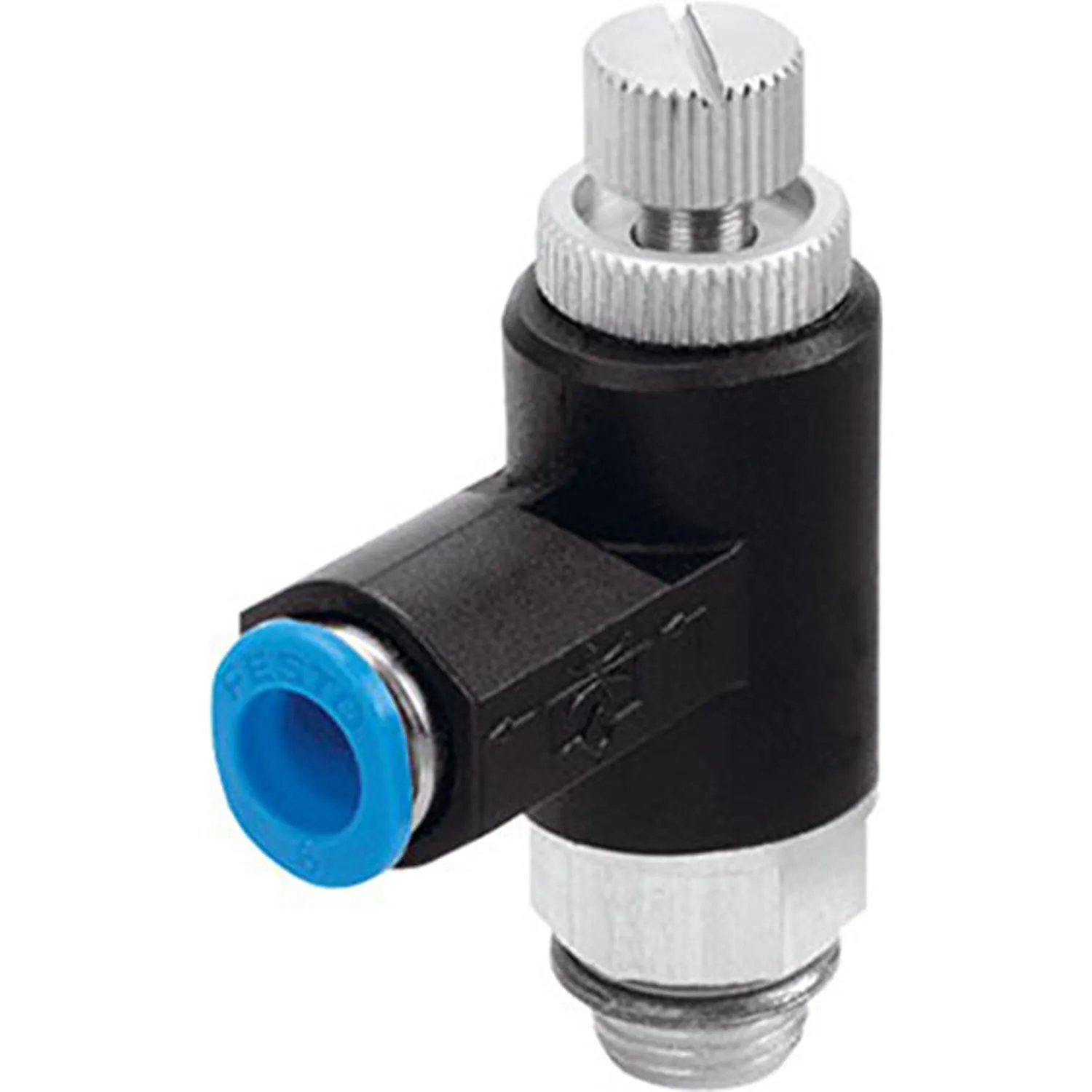 

Festo 162965 1-Way Flow Control Valve, GRLA-1/8-QS-6-RS-B