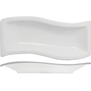 Блюдо волновое прямоугольное «Кунстверк» H=3 см L=31 см B=13 см KunstWerk 3020732