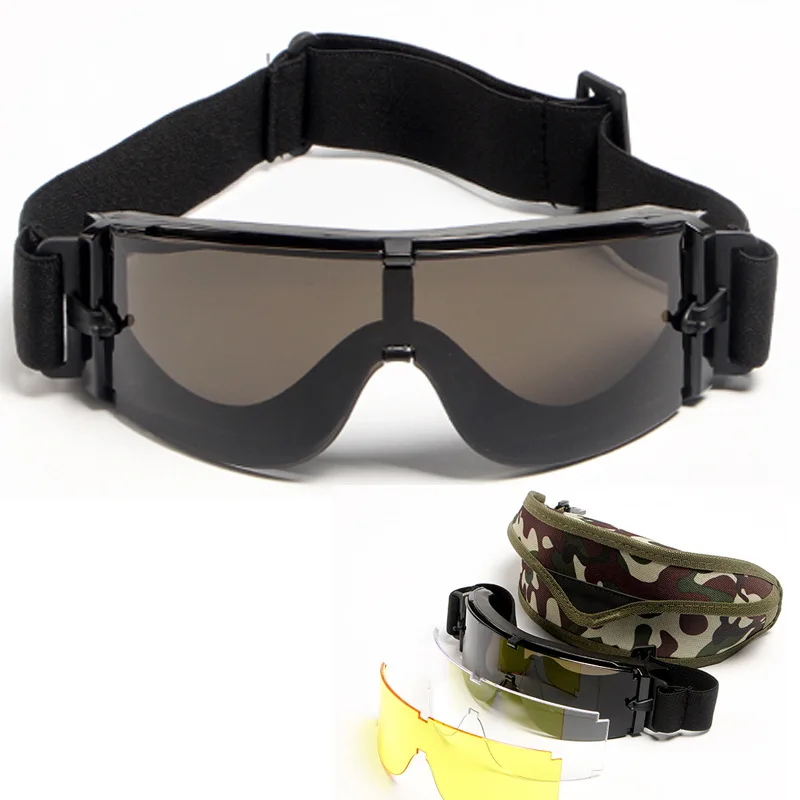 

X800 Goggles Military Tactical Special Forces Windproof Paintball Glasses Men's Sports Shooting Glasses Hiking And Sand-proof