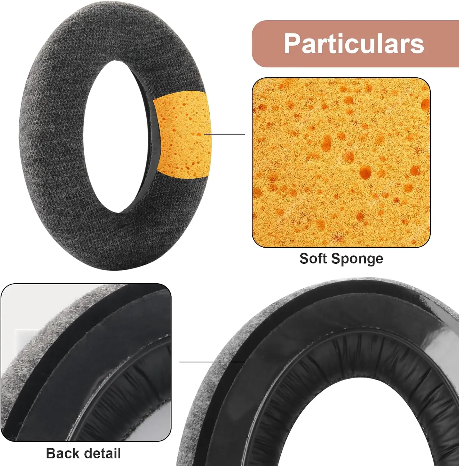 Амбушюры HD600 совместимые с Sennheiser HD650 HD660S HD545 HD525 HD535 сменные амбушюры для X HD6XX