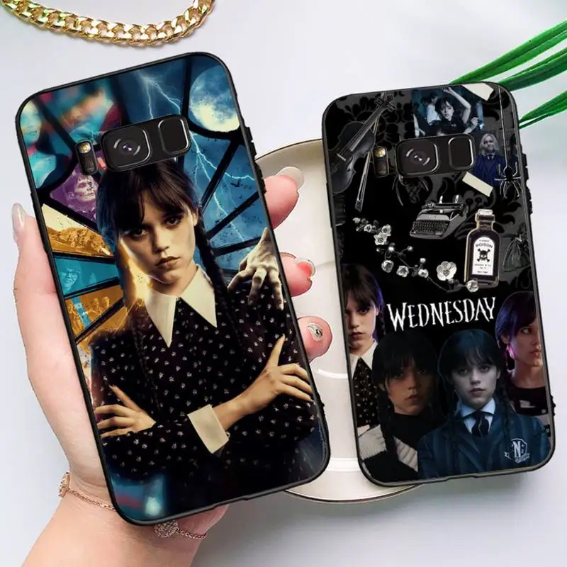 

Wednesday Luxury Protection Phone Case for Samsung Note 5 7 8 9 10 20 pro plus lite ultra A21 12 72