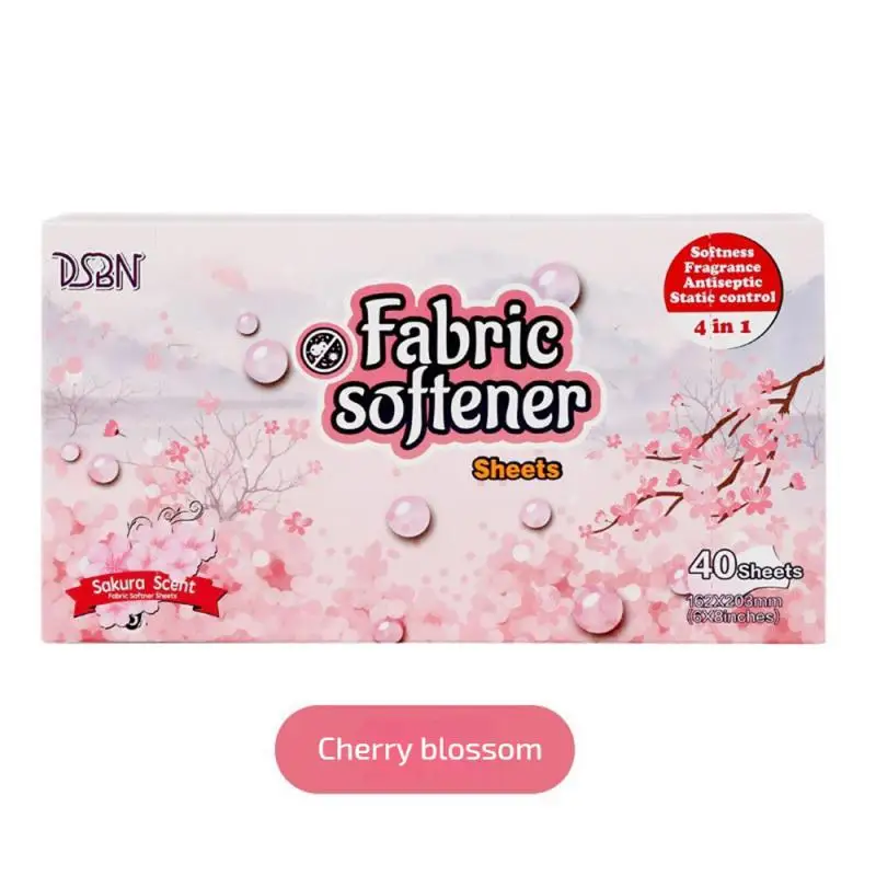 

Soft Fragrance Paper Soft Clothing Paper Texture Detergent Xiangyi Tablets Natural Fragrance Fabric Softener Softener Paper Pink
