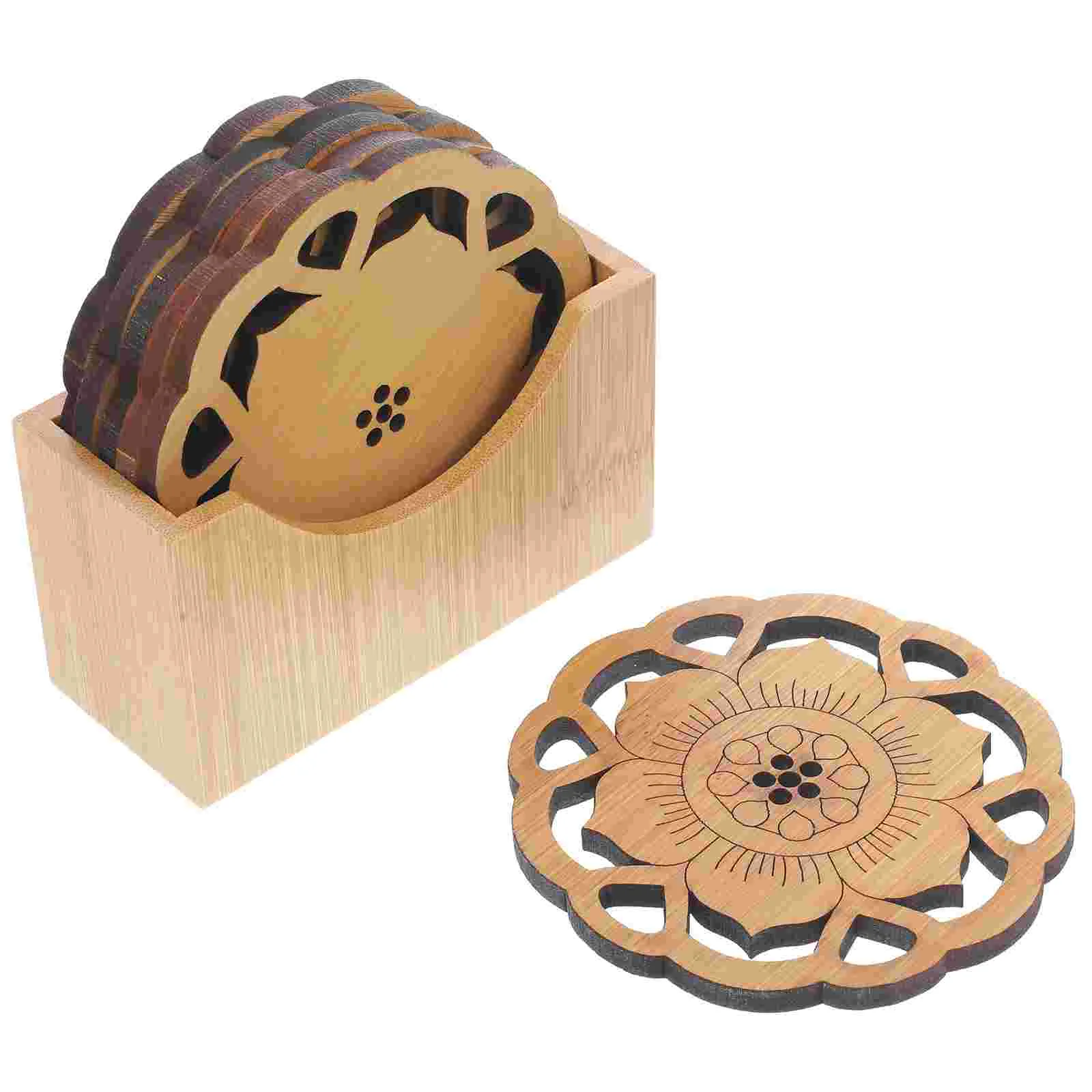 

Coasters Cupholder Coaster Table Furniture Wovendinner Plates Drinks Set