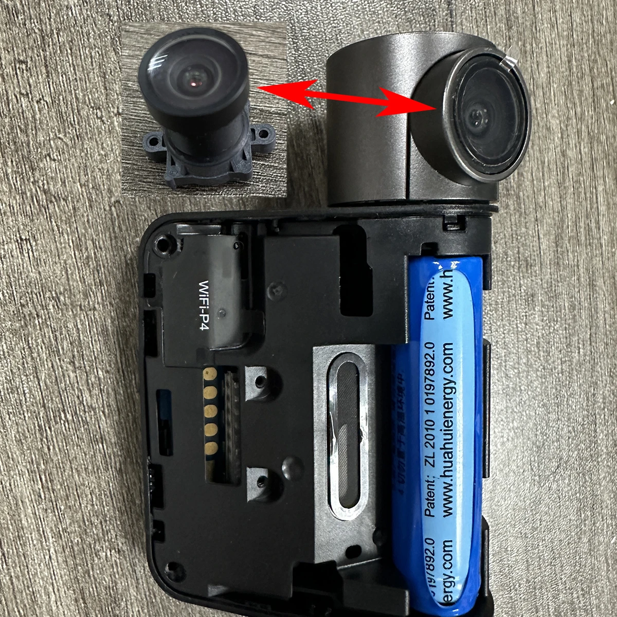 Фото Оригинальный модуль объектива для 70mai Dash Cam GPS pro / d02 / D08 (Техническая часть) №1