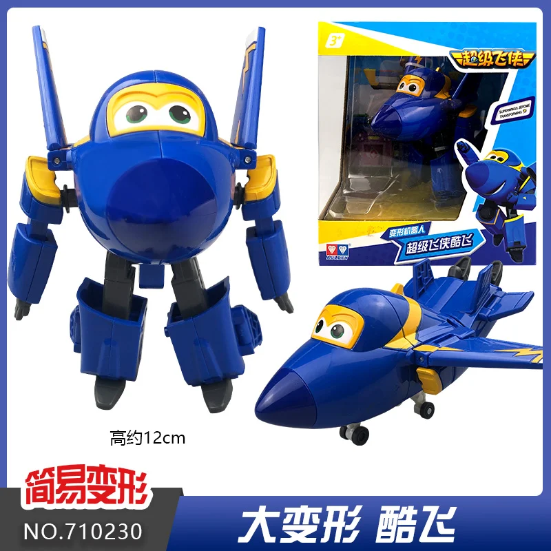 Фото Полный набор игрушек Auldey Super Wings, большие роботы-трансформеры Jett Dizzy Dizzy, игрушки для мальчиков и девочек, детский рождественский подарок-сюрприз №4
