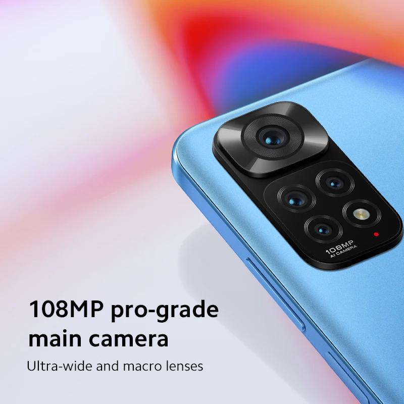Najtaniej Globalna Wersja Xiaomi Redmi Note 11S 64/128GB Smartphone MTK Helio G96 108MP Quad Camera 33W Pro Szybkie ładowanie 90Hz AMOLED Display