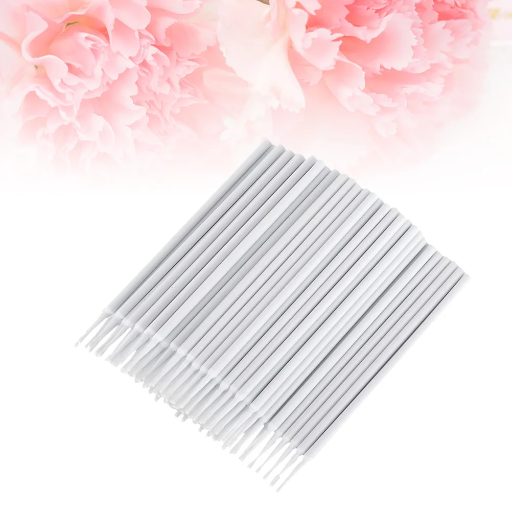 

Cotton Eyelash Swabs Applicator Micro Disposable Brush Swab Makeup Extension Cleaning Brushes Stick Sticks Bendable Removal