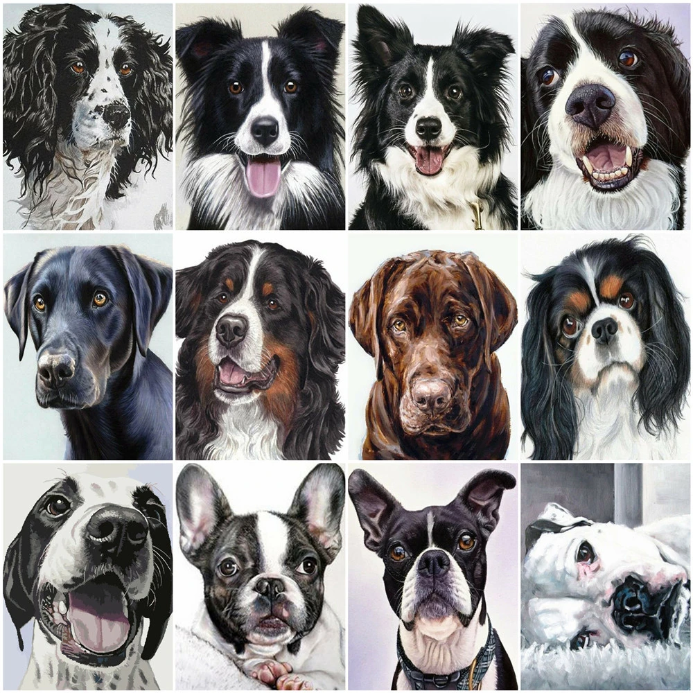 

ARMYQZ 5D алмазная Вышивка Собака Картина Стразы полная квадратная алмазная живопись искусство стен ручной работы