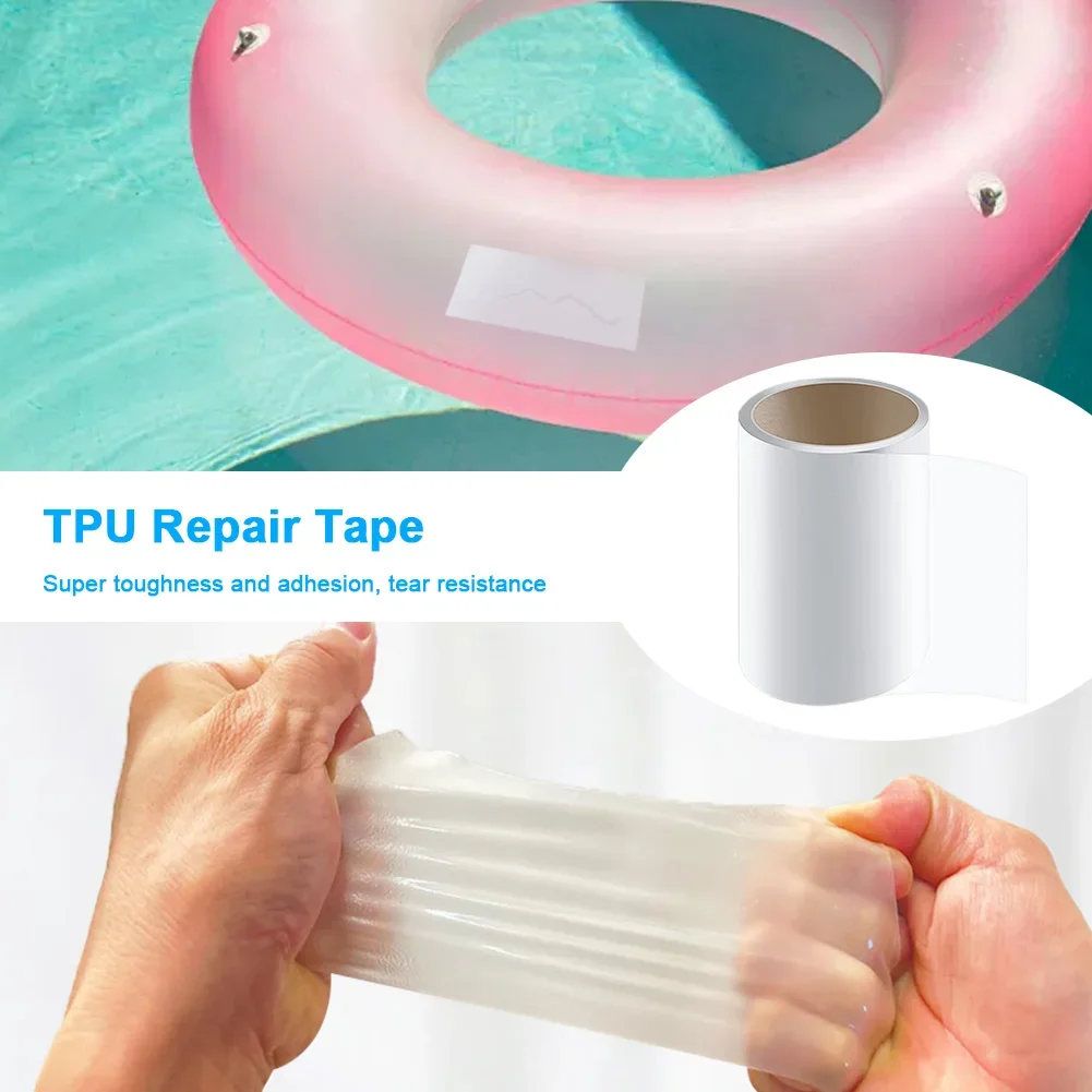 1 М Рулонная Нашивка Из ТПУ Для Ремонта Надувного Матраса Бассейна