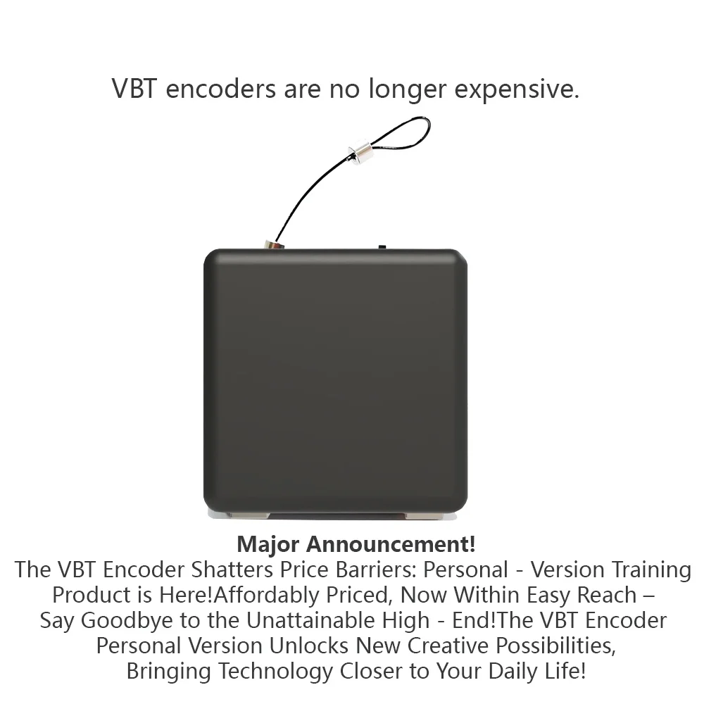 Фото WAP01 【Queling】 Линейный энкодер VBT Cube для измерения скорости, датчик VBT, тренировка с тросом, силовые тренировки №3