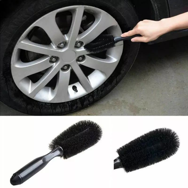 

Motorcycle Car Wheel Washing Cleaning Tool Wheel Tire Rim Scrub Brush Car Truck Washing Clean Tyre Alloy Soft Bristle Cleaner