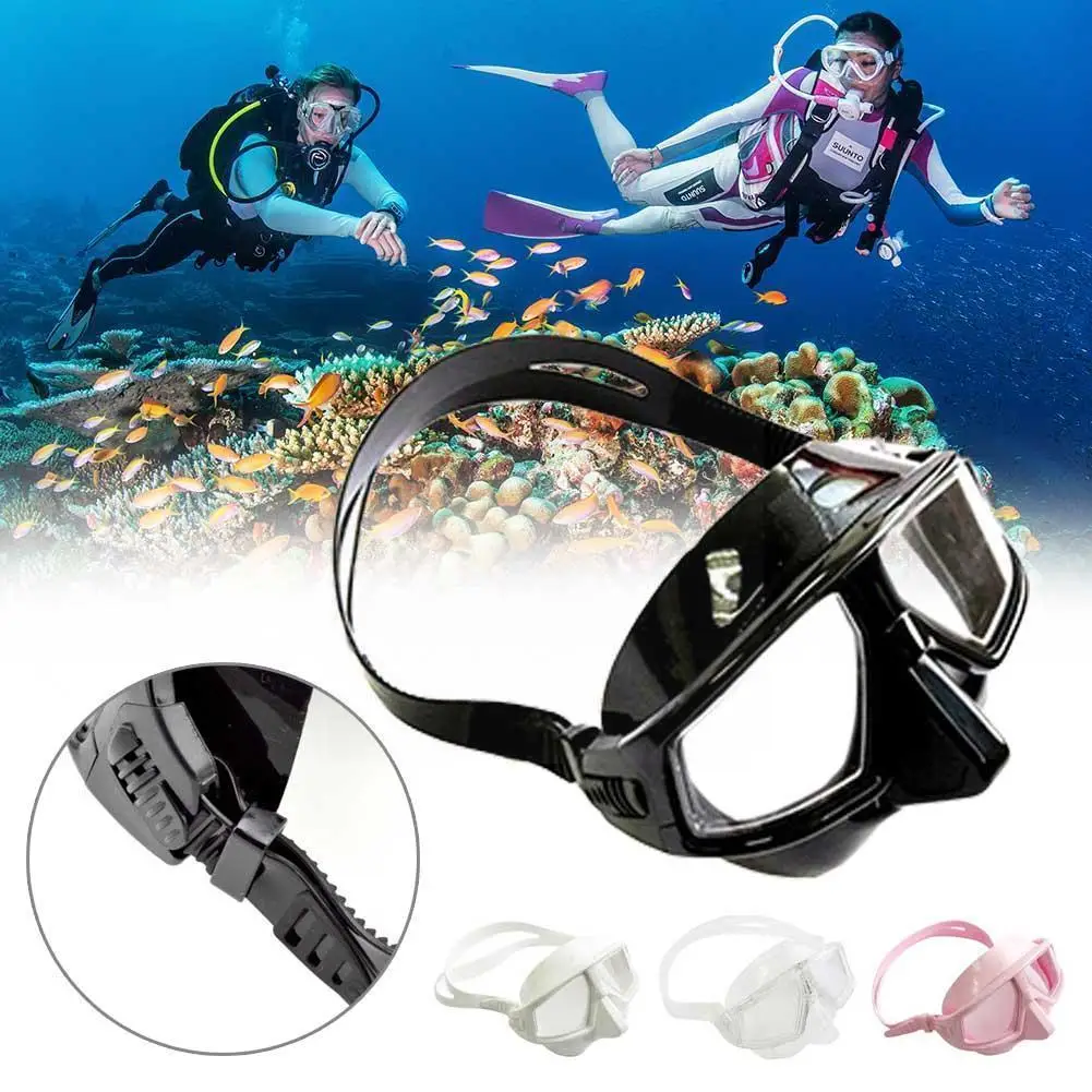 

Регулируемые незапотевающие водонепроницаемые очки для дайвинга J0u7, аксессуары для защиты лица, для плавания, подводного плавания, Сноркли...