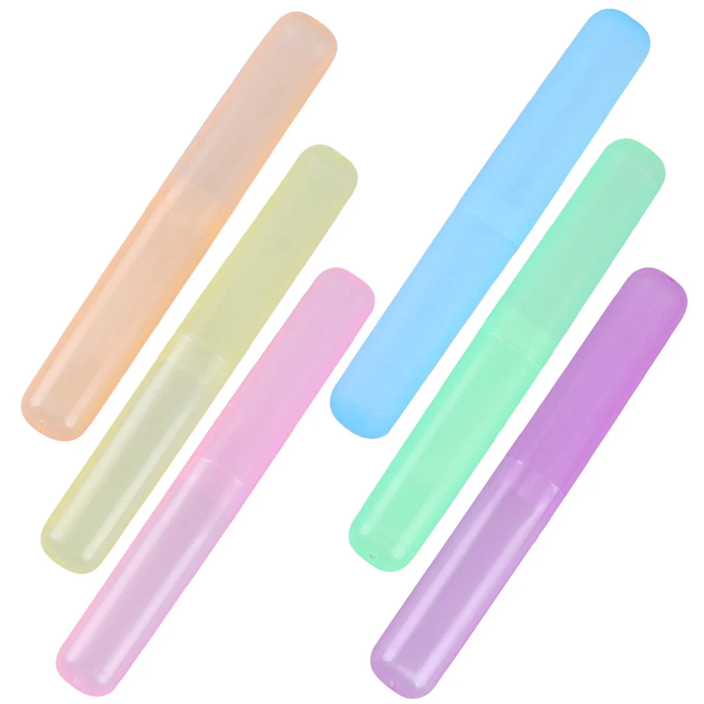 

6 Pcs Portable Case Toothpaste Business Container Travel Sets Suitcase Holder Pp