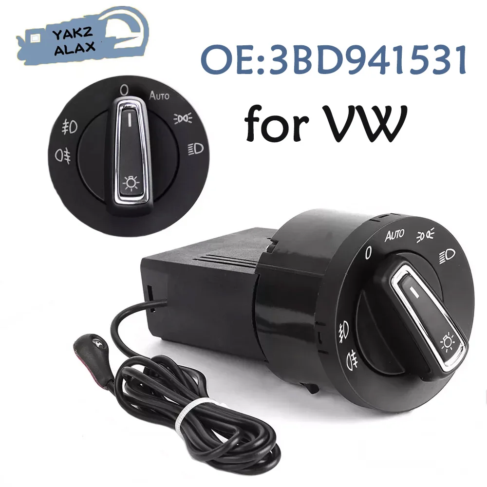 

Кнопка управления освещением фар автомобиля для VW Jetta Bora Golf Passat Beetle Polo Skoda Fabia 3BD 941531 1С 0941531 Автозапчасти