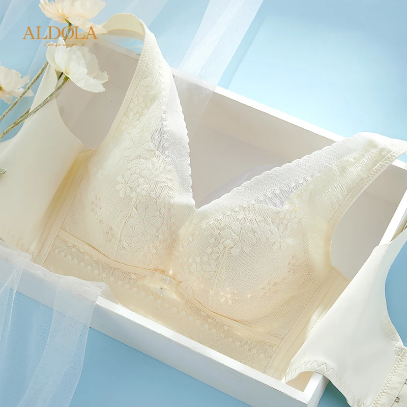 ALDOLA женский сексуальный кружевной бюстгальтер без косточек пуш-ап нижнее белье
