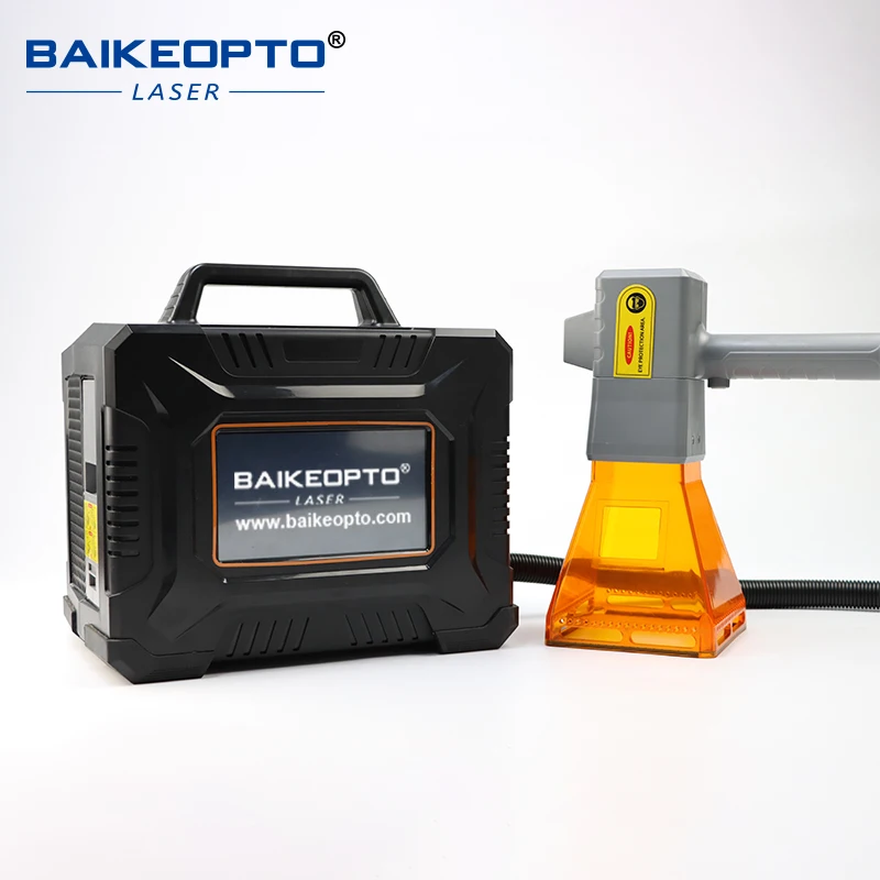 Фото Портативный волоконный лазерный маркиратор Baikeopto 20W Mini для металла (QR/штрихкоды), 1064 нм №1