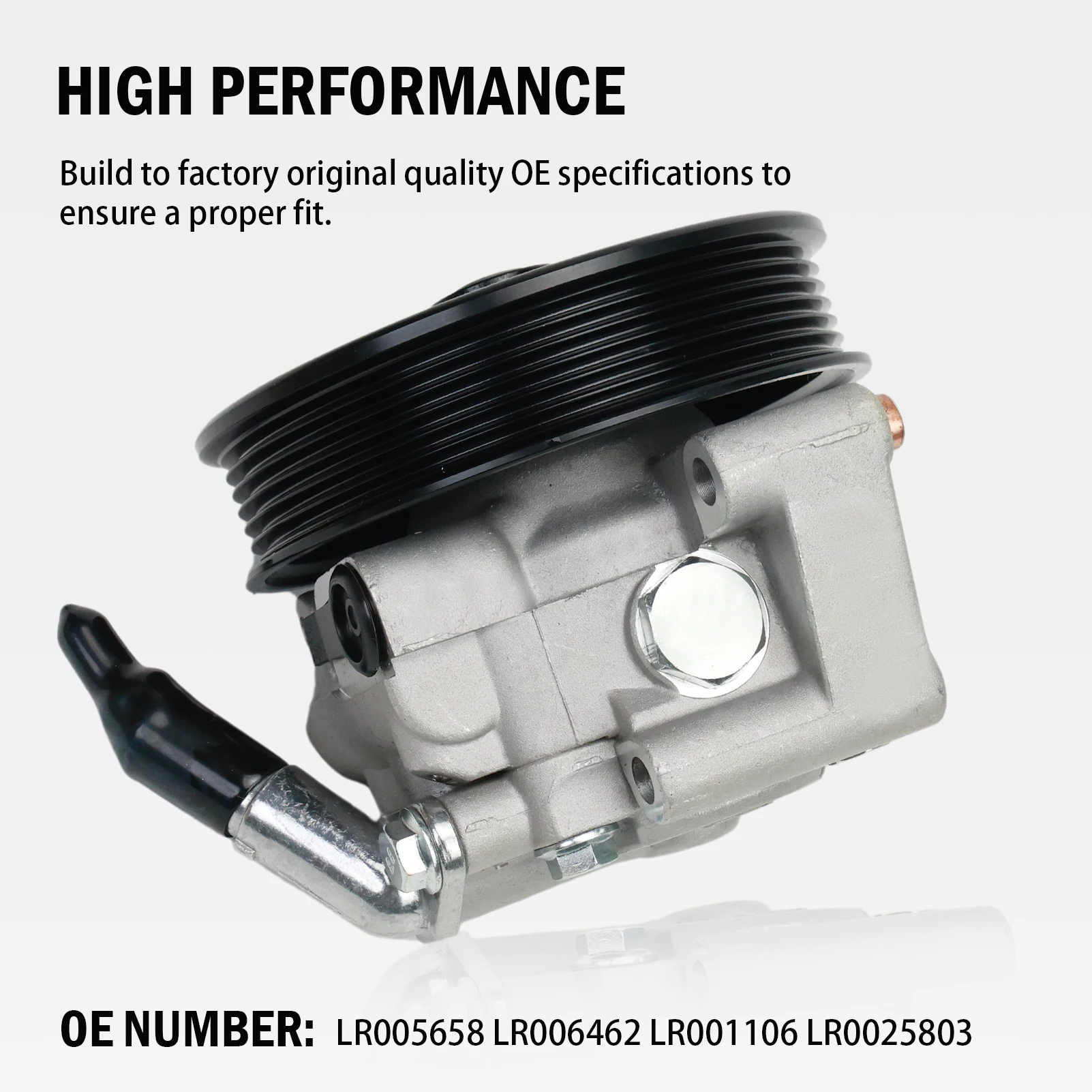 Насос гидроусилителя руля с шкивом L-D R-V FREELANDER 2 TD4 SD4 2007-2014 LR005658 LR006462 LR001106 LR0025803