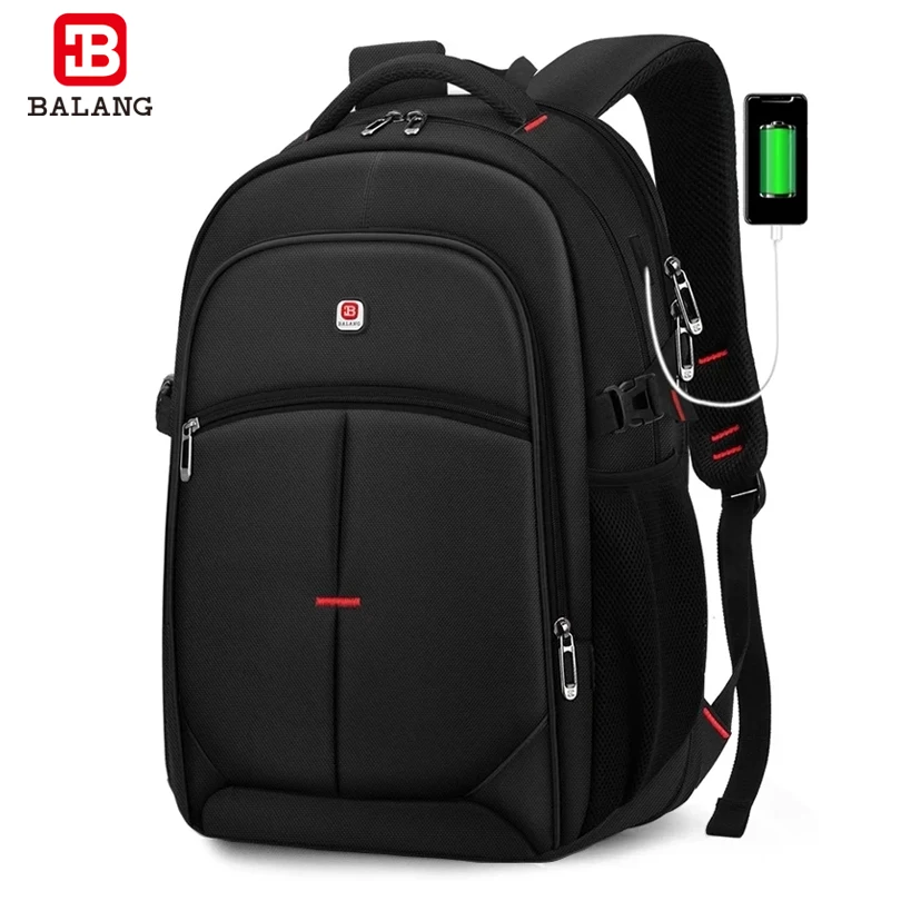 BALANG Laptop Backpack Men Women Bolsa Mochila for 15.6 17 inch Notebook Computer Rucksack School Bag Backpack for Teenagers