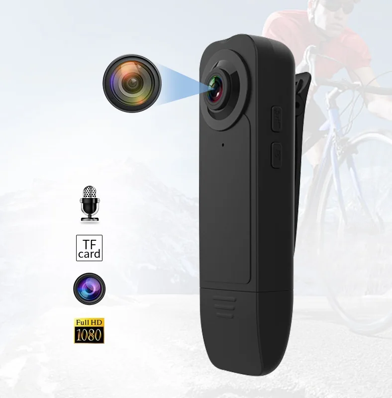 

Мини-камера 1080P Full HD, видеомагнитофон, микрофон, запись ночного видения, умный дом, регулируемый угол камеры