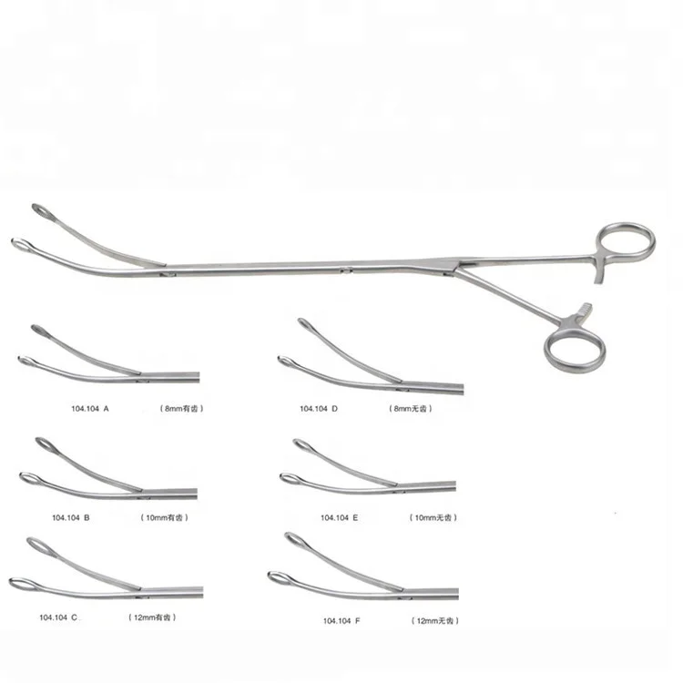 

Thoracoscopic surgical instruments Thoracic operation equipment amphiarthrosis/Double joint Egg circle clamp/sponge forceps