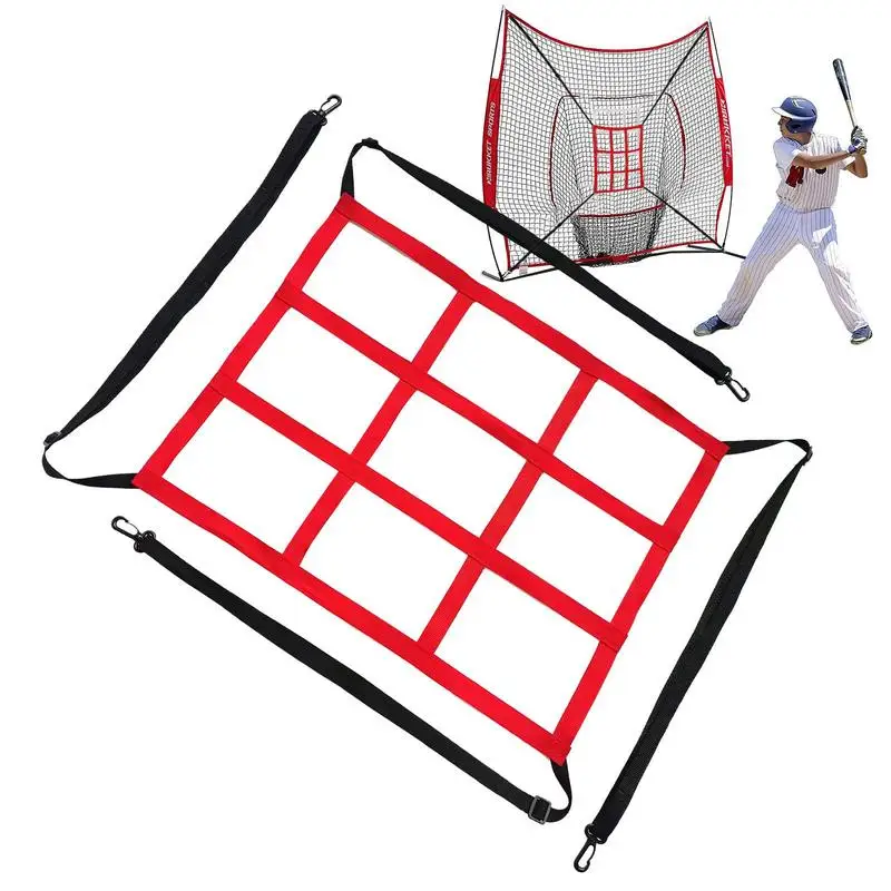 

Baseball Hitting Net Batting Target Net For Softball Practice 9 Hole Areas Outdoor Training Equipment For Gym Home Park