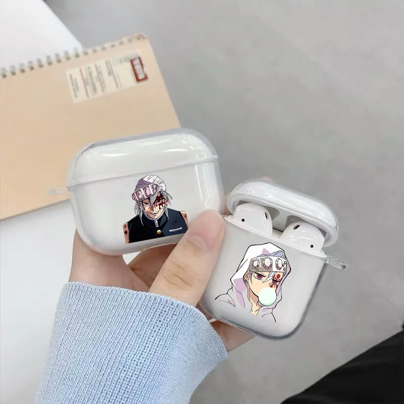 Симпатичный чехол для наушников удзуй Тенген аниме рассекающий демонов Airpods 1 2 3