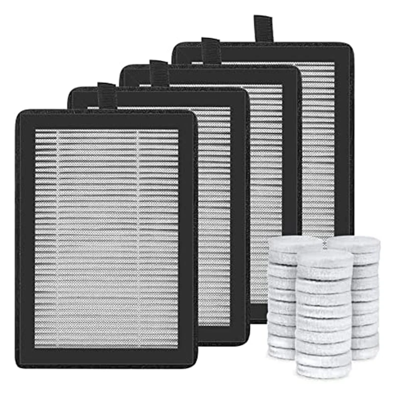 

True HEPA Replacement Filter For LEVOIT LV-H128 / PUURVSAS (HM669A)/ROVACS (RV60) Air Purifier,3-Stage Filtration System