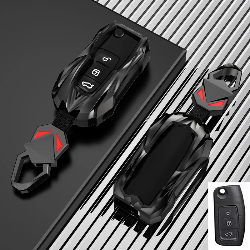 Чехол для автомобильного ключа из цинкового сплава для Ford Fiesta, Focus 2, Ecosport, Kuga, Escape, Falcon, B-Max, C-Max, Eco Sport, Galaxy, аксессуары (art.: 3920dbd5587fc) - 3920dbd5587fc