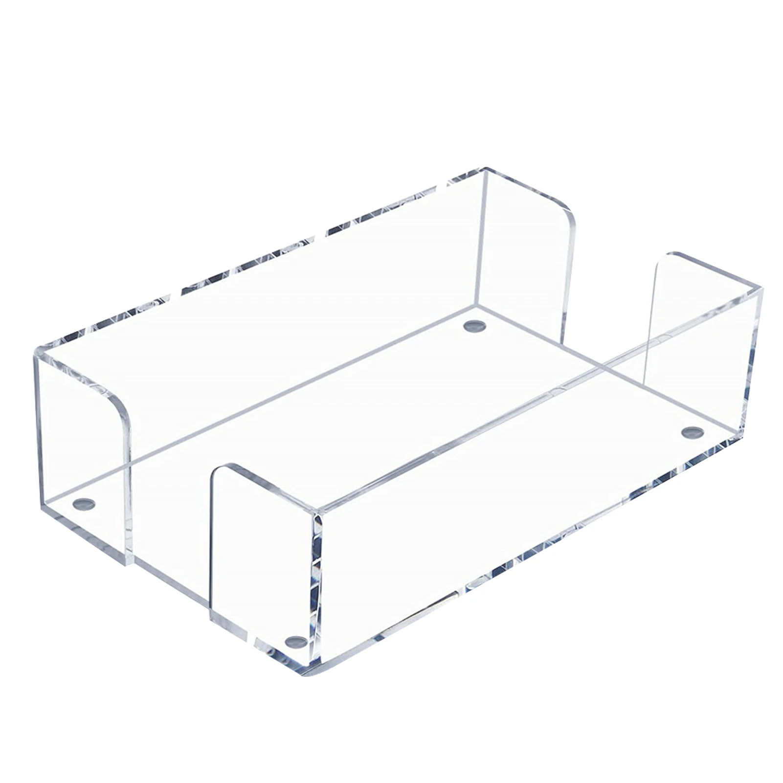 

Desktop Napkin Dispenser Kitchen Countertop Flat Napkin Holder Clear Acrylic Made Paper Napkin Storage Tray Transparent Kitchen