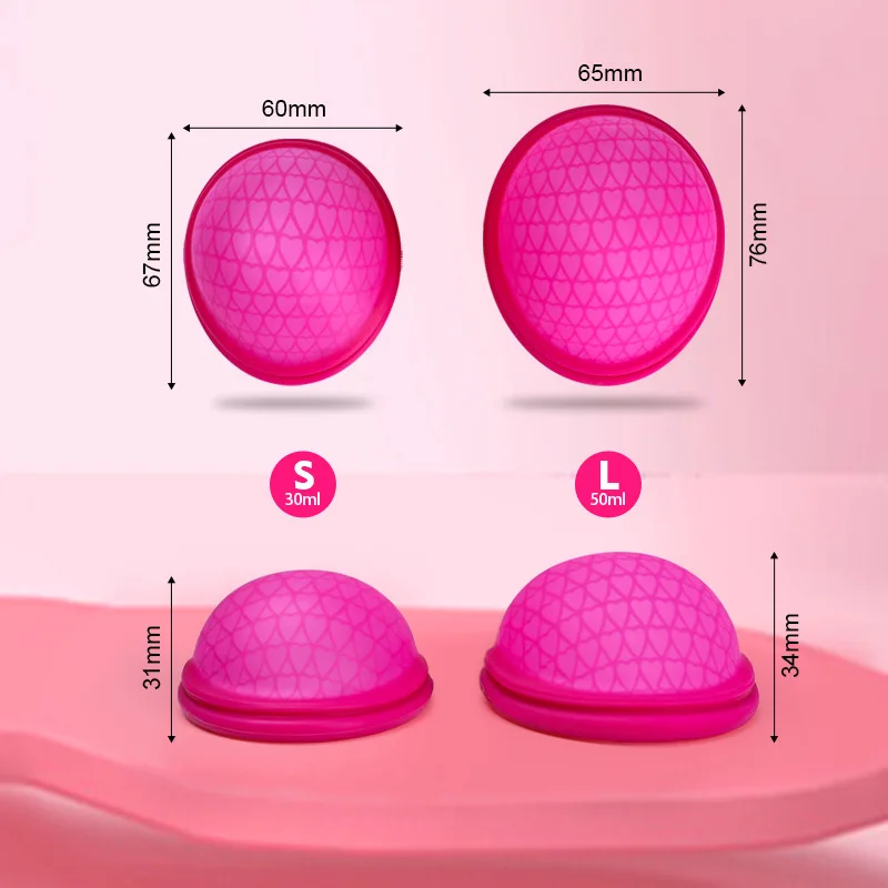

Feminine Hygiene Care Silicone Menstrual Tray Reusable Medical Grade Soft Silicone Menstrual Cup Cleanhygienic Living Supplies