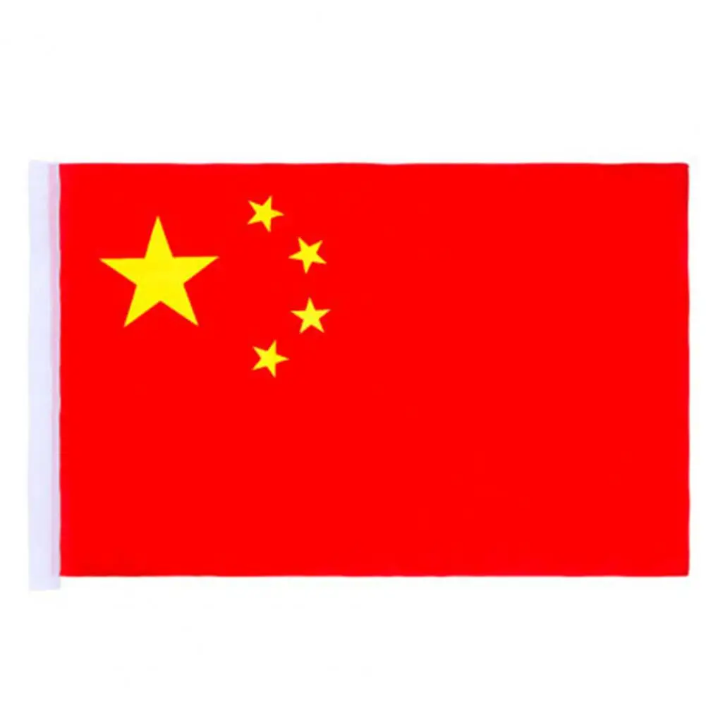 Портативный практичный двухслойный китайский флаг 6 размеров мягкий для улицы |