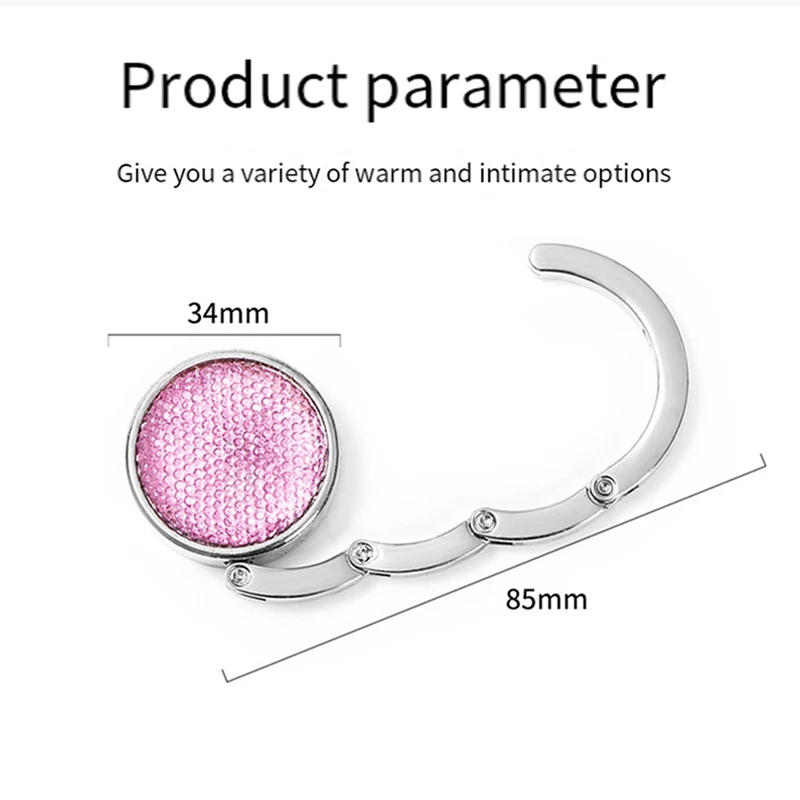 Круглая портативная настольная вешалка для телефона держатель-крючок сумки