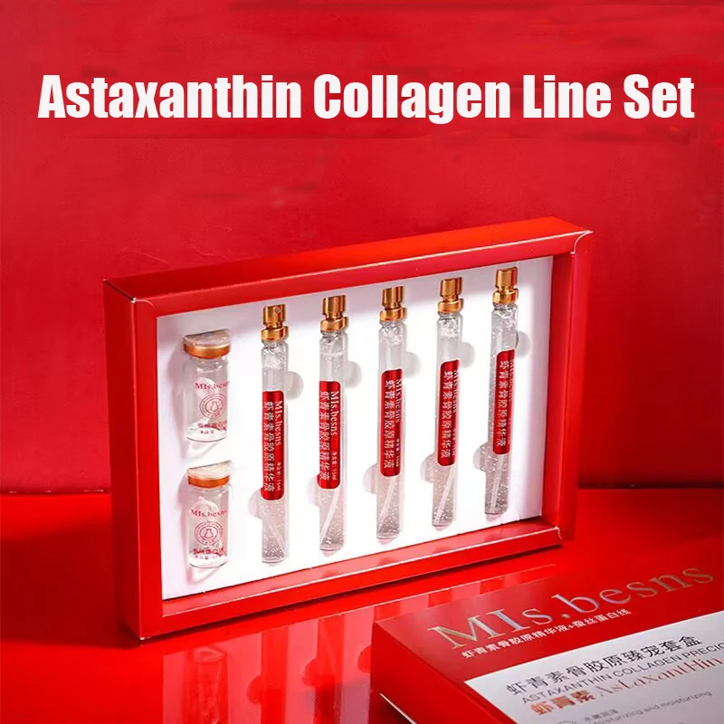 Астаксантин нитки для лифтинга лица коллагеновая эссенция белковый пептид