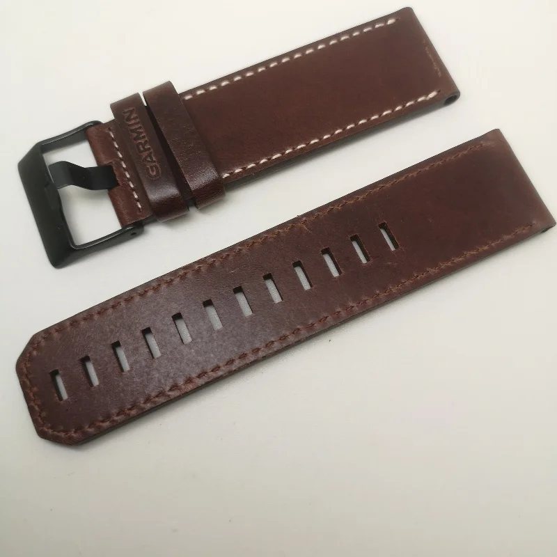 4 шт. GARMIN оригинальный и новый 26 мм кожаный сменный ремешок для fenix1 fenix2 fenix3 hr fenix6 6x