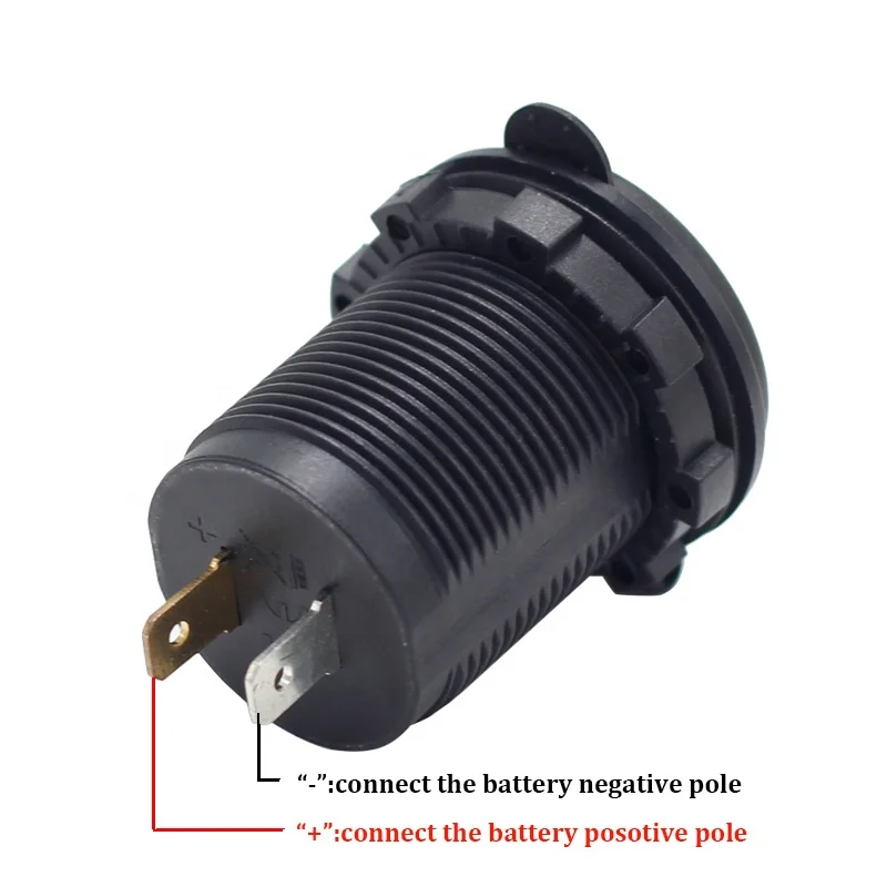 Водонепроницаемое зарядное устройство с двумя USB-разъемами 12 В-24 В 5 3 1 А