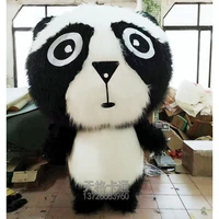 inflatable panda mascot costume cosplay costumes cartoon doll fursuit suits man wearing animal walking show