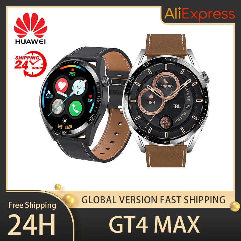 

Смарт-часы Huawei GT4 Max с поддержкой Bluetooth и Пульсометром