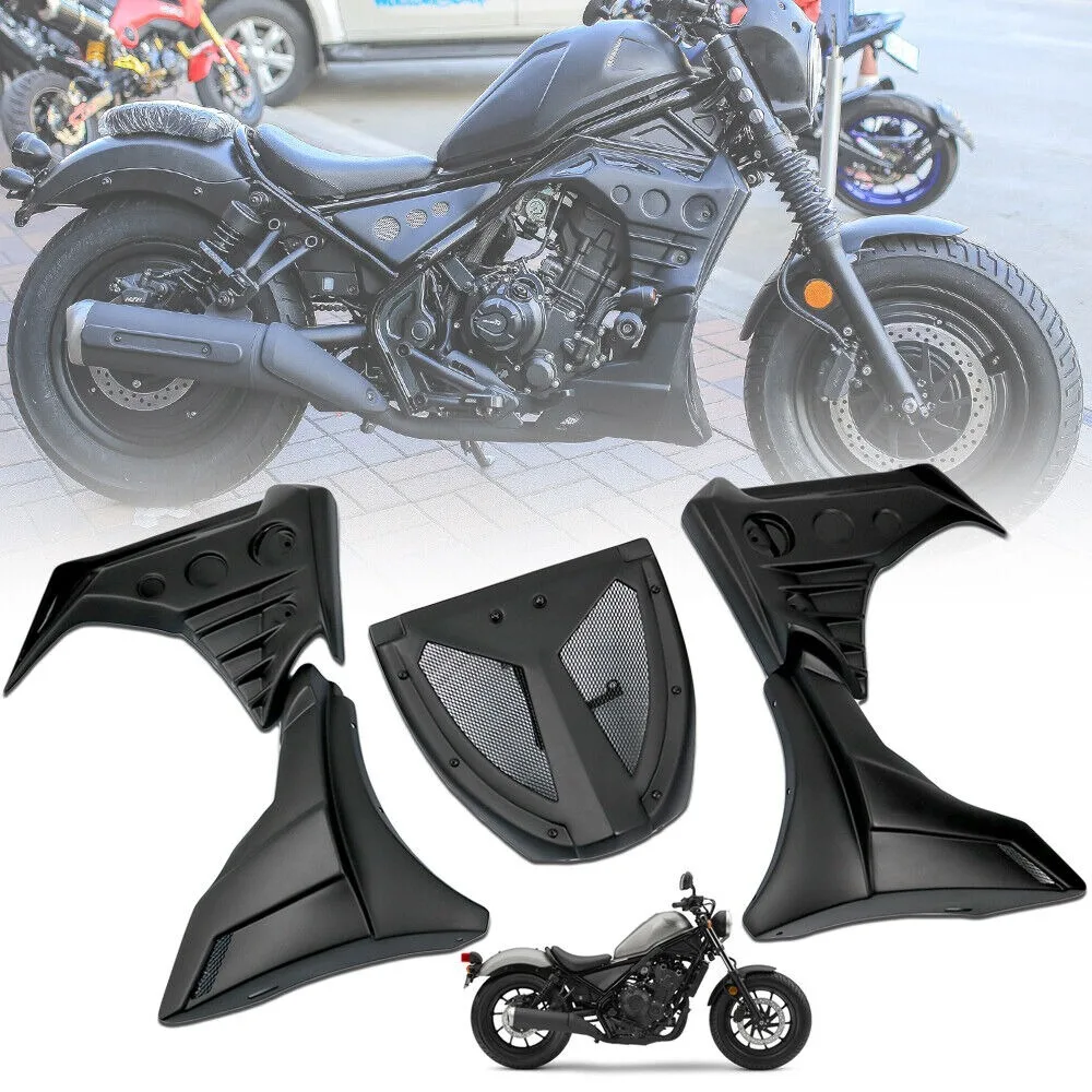 

Motorcycle Engine Frame Fairing Cover Side Belly Pan Fender Uuder Body For Honda Rebel CMX500 CMX300 2017-2022