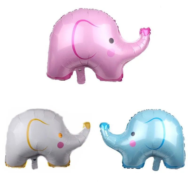 Новинка розовый слон алюминиевый пленочный воздушный шар мультяшное животное