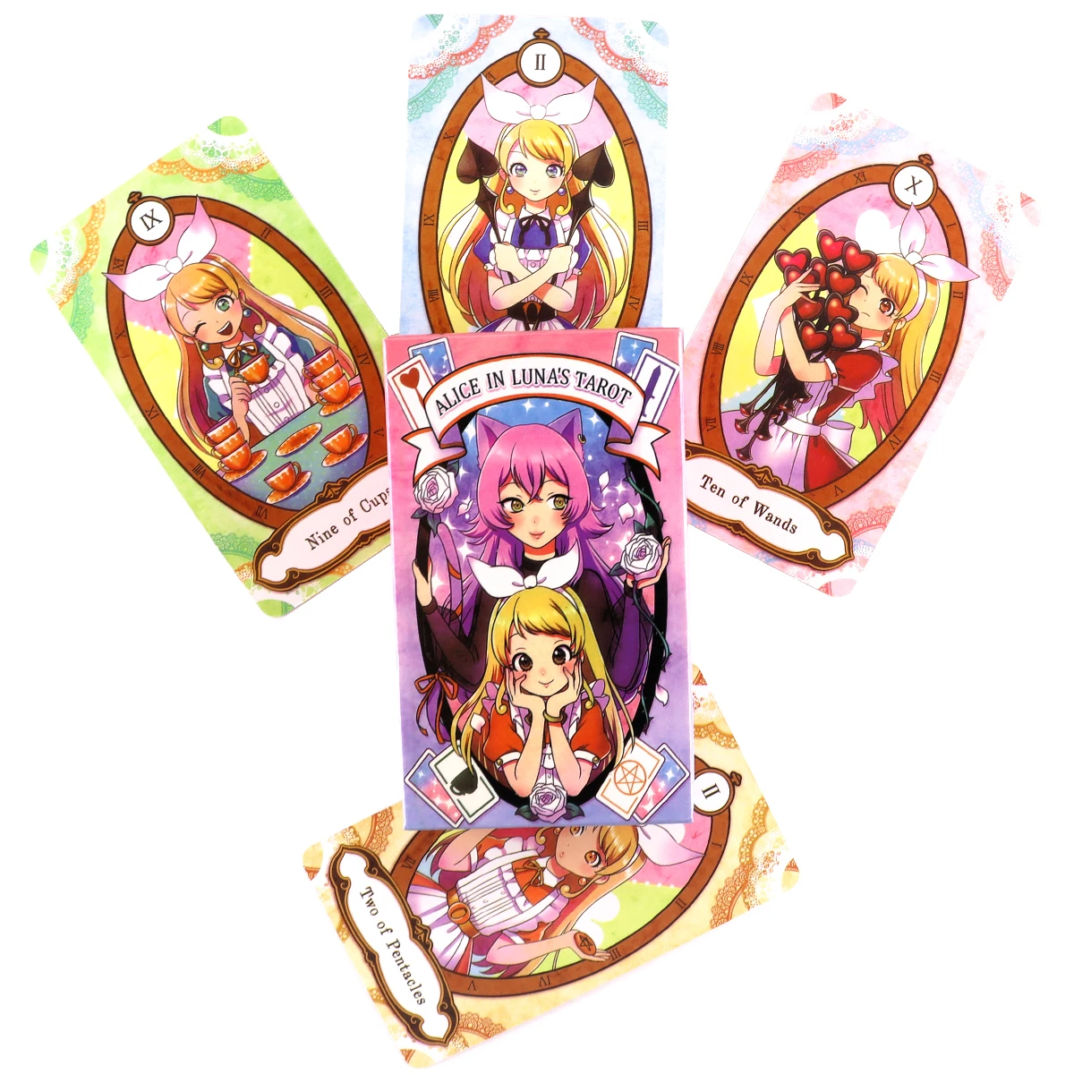 

Alice In Luna's Tarot Decks High Quality Divination Board Games Party Entertainment Games Occult Card Game Oracle 78 Cards
