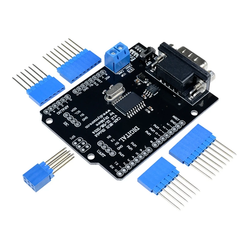 MCP2515 Can Bus Shield Board SPI интерфейсный разъем модуль контроллера расширения DC 5 В-12 В для