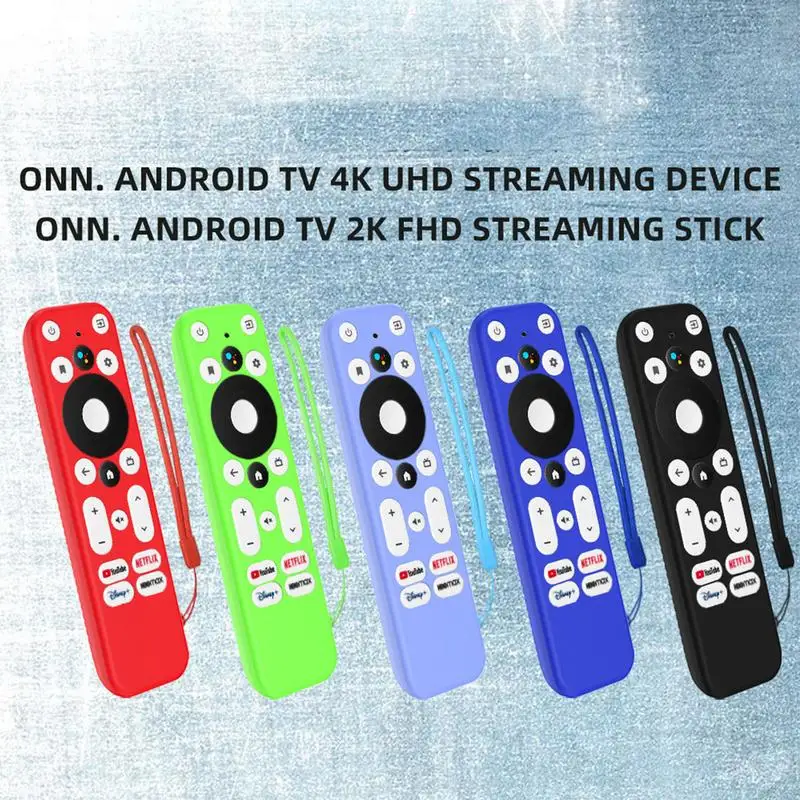 

Silicone Tv Remote Control Case For TV 2K FHD Streaming Stick Shockproof Washable Remote Protective Cover Sleeve